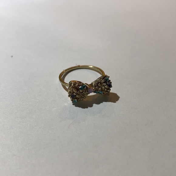 LAST CHANCE ⏰‼️ Gemstone Bow fashion ring - Picture 3 of 4